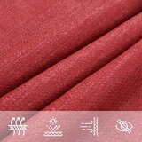 Jedro za zaštitu od sunca 160 g/m² crveno 3/4 x 3 m HDPE | shoptok.hr