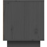 TV ormarić sivi 80 x 35 x 40,5 cm od masivne borovine | shoptok.hr
