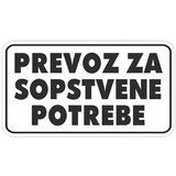 SIMACO nalepnica za sopstvene potrebe