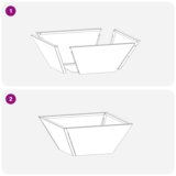  Vrtne Zdjela Sadilice 5 kom 35x35x15 cm Nehrđajući Čelik | shoptok.hr