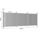 PANEL za ogradu smeđi 526 x 186 cm WPC | shoptok.hr