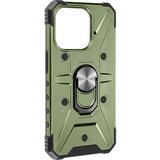 AVIZAR Ovitek z obrocem za iPhone 15 Plus, odporen na udarce, serija ArmoRing Bump - kaki zelena, (20754388) Cene