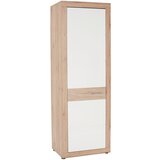 XORA GARDEROBNA OMARA bela, barve hrasta | Shoptok.si