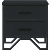 vidaXL Noćni ormarići 2 kom crni 40 x 30 x 40 cm od iverice | shoptok.hr