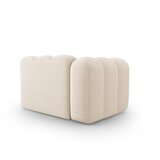 Micadoni Home kremno bel modul za sedežno garnituro (levi kot) lupine | Shoptok.si