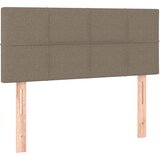  box spring s madracem LED smeđesivi 100x200 cm tkanina | shoptok.hr