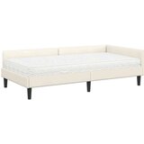  Kotni okvir postelje z matrico Drugo 2 pcs krema Žamet, (5000123528) | Shoptok.si