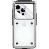 AVIZAR Vodoodporno ohišje za iPhone 17 IP68, vodoodporno 30 m z vrvico, Prozorno črna, (5000190257) | Shoptok.si
