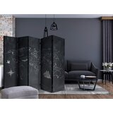 Artgeist PARAVAN 225/172/3 cm bela, temno siva Slike