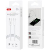  USB kabal XO NB-Q260A USB-C to USB-C 60W pleteni White | Eponuda.ba