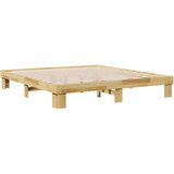vidaXL Okvir kreveta bez madraca 180x200 cm puno drvo hrast | shoptok.hr