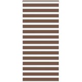 vidaXL Zebra zavjesa smeđa 105x200 cm širina tkanine 100 9 cm poliester - Smeđa 105 x 200 cm | shoptok.hr