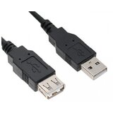 E-green Kabl USB 2.0 A-USB 2.0 A MF 5m crni | Eponuda.com
