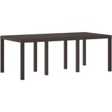  9-delna vrtna jedilna garnitura Rjava Poly Rattan, (22089808) | Shoptok.si