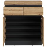 Modern Living Komoda Corte, Barva Hrasta, Siva | Shoptok.si