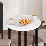  Gornji dio stola Visoko sjajno bijela Ø 60 x 1,5 cm | shoptok.hr