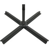  Konzolni vrtni suncobran sa stupom i LED svjetlima 250 cm bordo | shoptok.hr