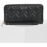Guess Denarnice MAXINE SLG LARGE ZIP AROUND Črna Cene