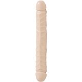 The Classics Dvojni dildo Jr. Veined Double Header – 30 cm, prozoren | Shoptok.si
