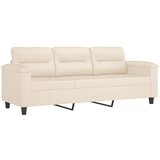Maison Chic kavč - Sofa - Kanape trosed bež 180 cm tkanina iz mikrovlaken, (21727069) u