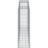  Obokane gabion košare 3 kosi 300x50x160/180 cm pocinkano železo | Shoptok.si