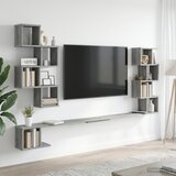  Polica za TV na zidu Siva Sonoma 180 x 15 x 94 cm | shoptok.hr