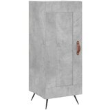 vidaXL Visoka omara betonsko siva 34,5x34x180 cm inženirski les | Shoptok.si