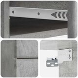  Stenski nočni omarici 2 pcs Betonsko siva 34,5 x 33 x 40 cm, (5000233441) Slike