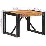 vidaXL kavna mizica 50x50x35 cm masivni les akacija | Shoptok.si