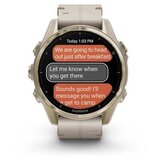 Garmin Fenix 8 3.3 cm (1.3) AMOLED 43 mm Digital 416 x 416 pixels Touchscreen Gold Wi-Fi GPS (satellite) | shoptok.hr