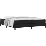  Krevetna konstrukcija s madracem Crna 180 x 200 cm tkanina | shoptok.hr