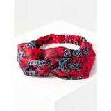 Camaieu Red Patterned Headband - Women | ePonuda.com