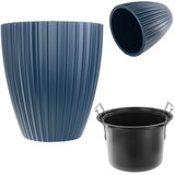 KADAX cvetlični lonec 40 cm pokrov vložek cvetlični lonec moder plastika, (5000353534) Cene