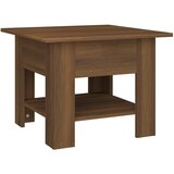 Furnova Klubska mizica rjavi hrast 55x55x42 cm iverna plošča, (21913204) | Shoptok.si
