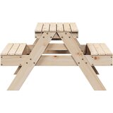  Stol za piknik za djecu 88 x 97 x 52 cm od masivne borovine | Eponuda.com