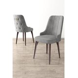 Hanah home Newa set stolica, 46x94x46 cm, 2 dijela, Smeđe-siva | Eponuda.ba