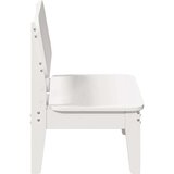  Vrtne stolice 2 kom bijele 60x52 5x72 cm od masivne borovine | shoptok.hr