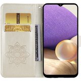 INORCO Za Samsung Galaxy A34 5G Rhinestone PU usnjeno stojalo, denarnica, ovitek za telefon z vtisnjeno rožo sove, ovitek za telefon, (22036298) | Shoptok.si