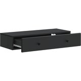 Stolna montirana na zid Crna 87,5 x 34,5 x 17 cm | shoptok.hr