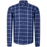 Dewberry G740 MEN'S SHIRT-SAX-NAVY BLUE