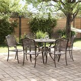  7-dijelni set za vanjsku blagovaonicu od brončanog lijevanog aluminija | shoptok.hr