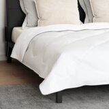 vidaXL Poplun Ostalo s jastukom 3 pcs Bijela 240 x 200 cm Mikrofibra | shoptok.hr