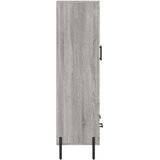  Visoka komoda siva boja hrasta 69,5x31x115 cm konstruirano drvo | shoptok.hr