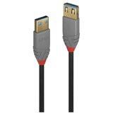 Lindy USB kabel USB 3.2 gen. 1 (USB 3.0) USB-A vtič\, USB-A vtičnica 0.50 m črna 36760, (21732383) | Shoptok.si