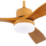  ZEVENTI - LED plafonski ventilator MARE LED/24W/230V Wi-Fi Tuya hrast + daljinski upravljač | Eponuda.com