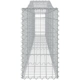  Lučne gabionske košare 2 kom 400x30x60/80 cm pocinčano željezo | shoptok.hr