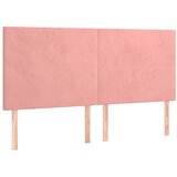  Krevet s oprugama i madracem ružičasti 160x200 cm baršunasti | shoptok.hr