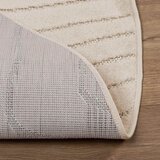 Tepisi za područja Kružni PALMERAS Bež Ø 120 CM Poliester | Eponuda.ba