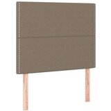  Okvir za krevet s uzglavljem smeđesivi 90x200 cm od tkanine | shoptok.hr