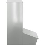 Hranilica za svinje Srebrno 55 x 38 x 76 cm Cinkani čelik | Eponuda.com